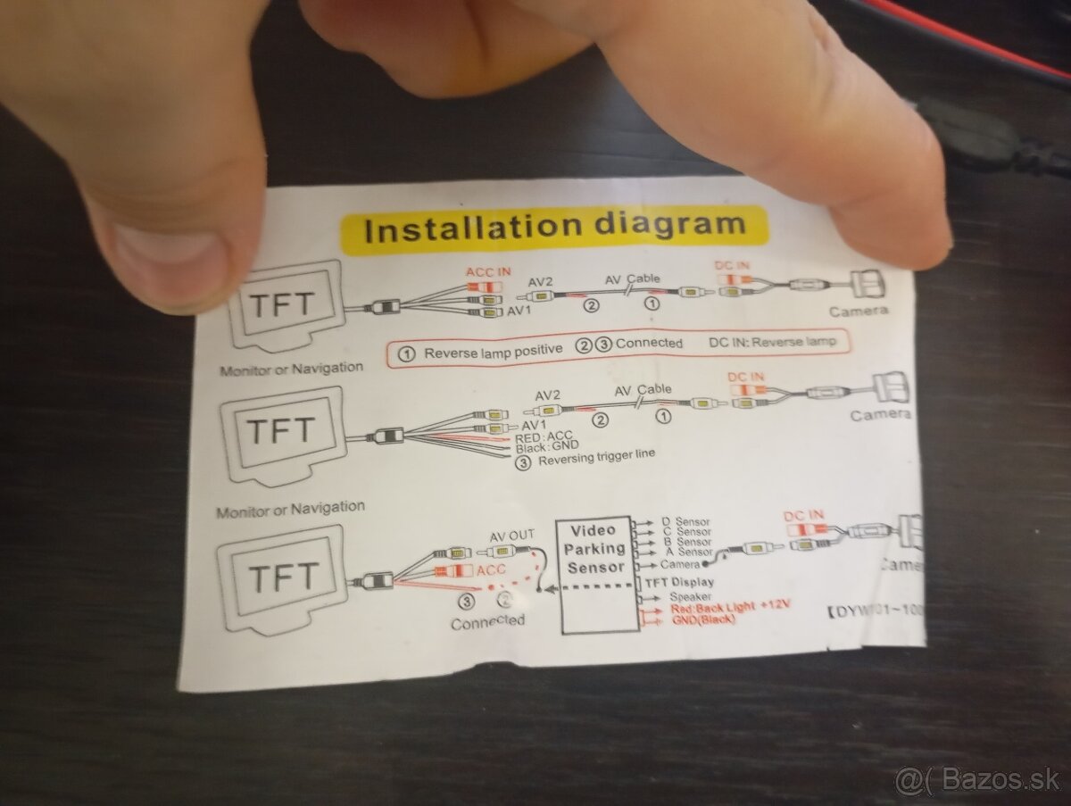 Parkovacie senzory CDP - 4