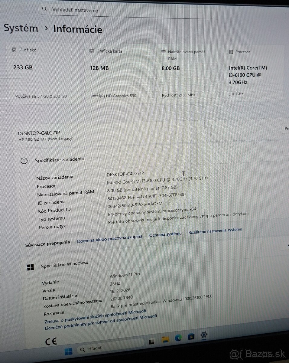 Predam pocitac HP 280 G2 - 4