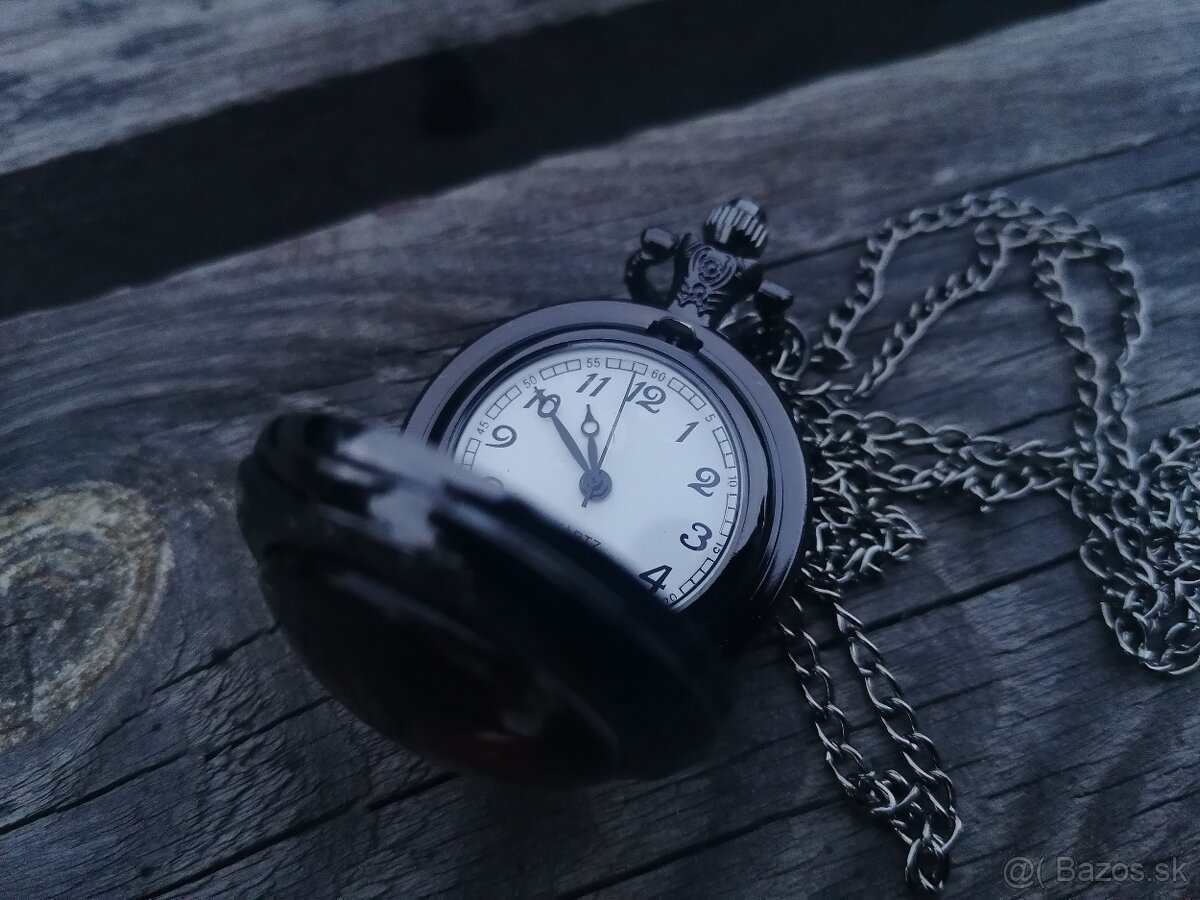 Červená ruža vreckové hodiny - 4