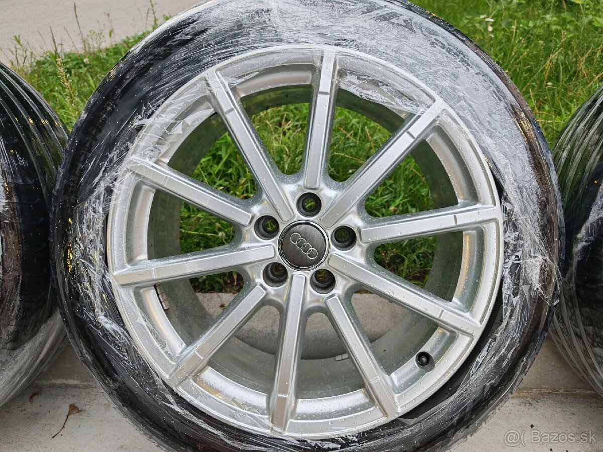 Original AUDI disky a letne Nokian PowerProof 255/45 ZR 19 - 4