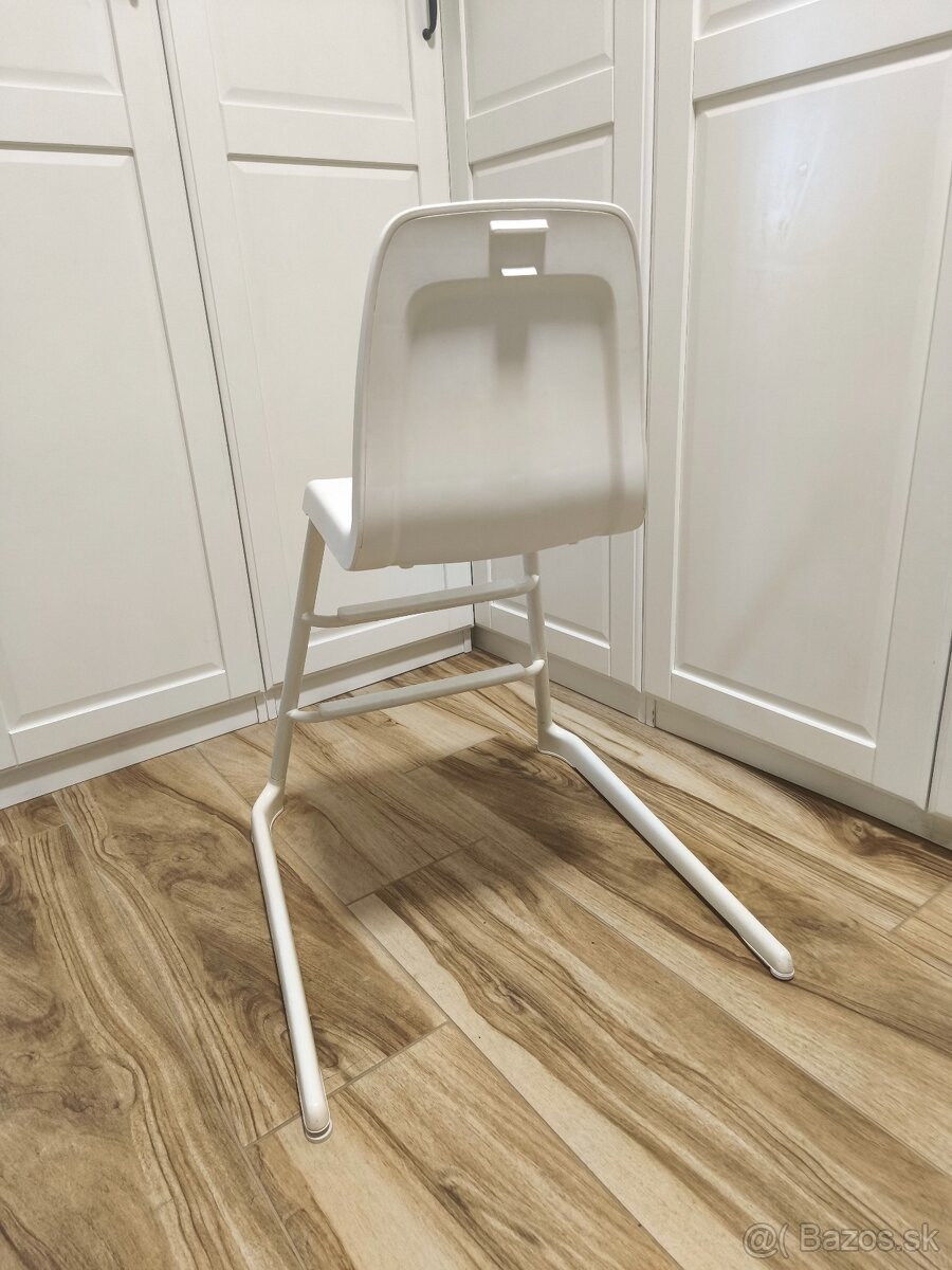 Biela jedálenská stolička Langur od IKEA - 4