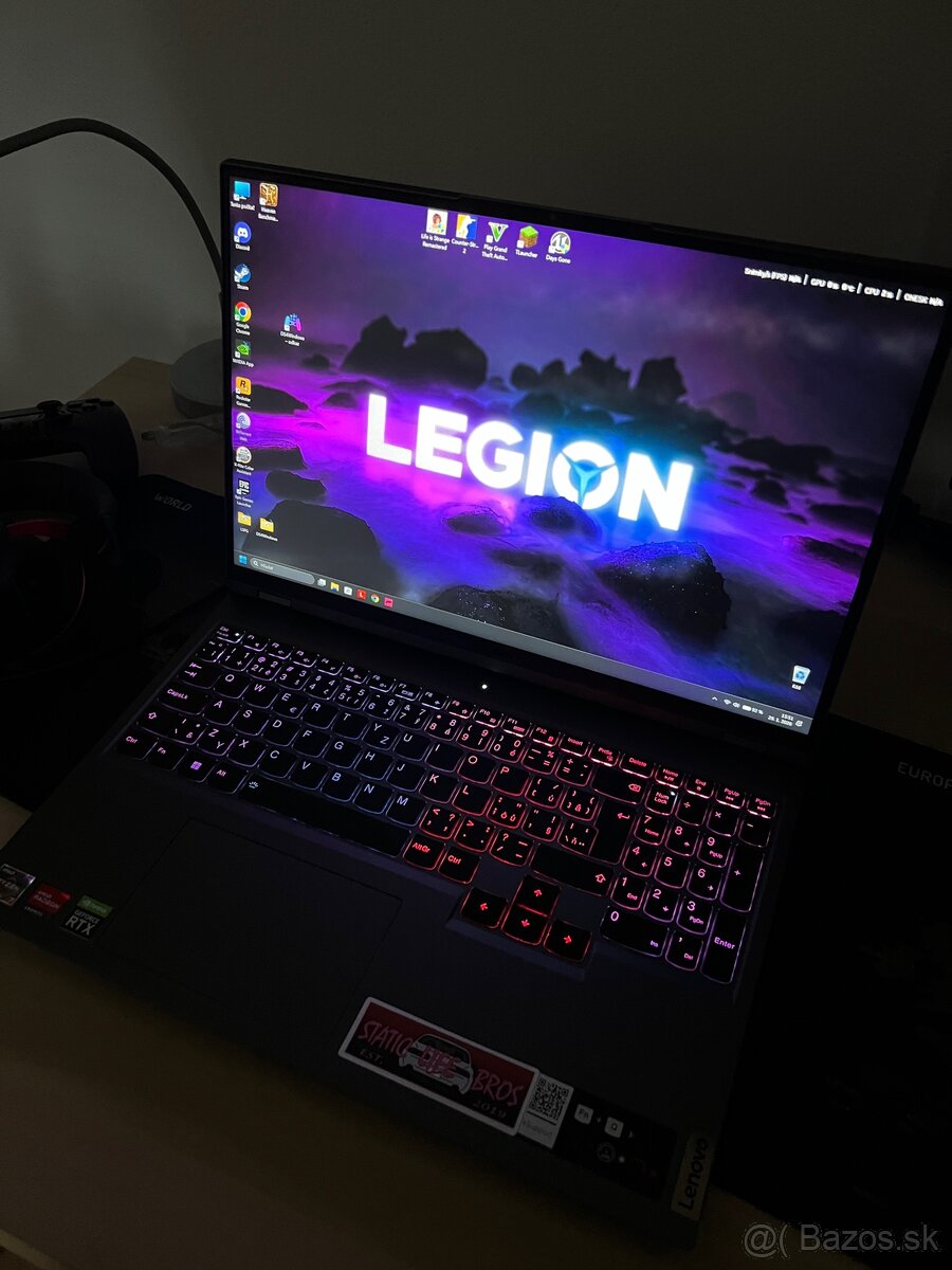 Lenovo Legion 5 Pro HLINÍKOVÝ , RTX 3070 - 4