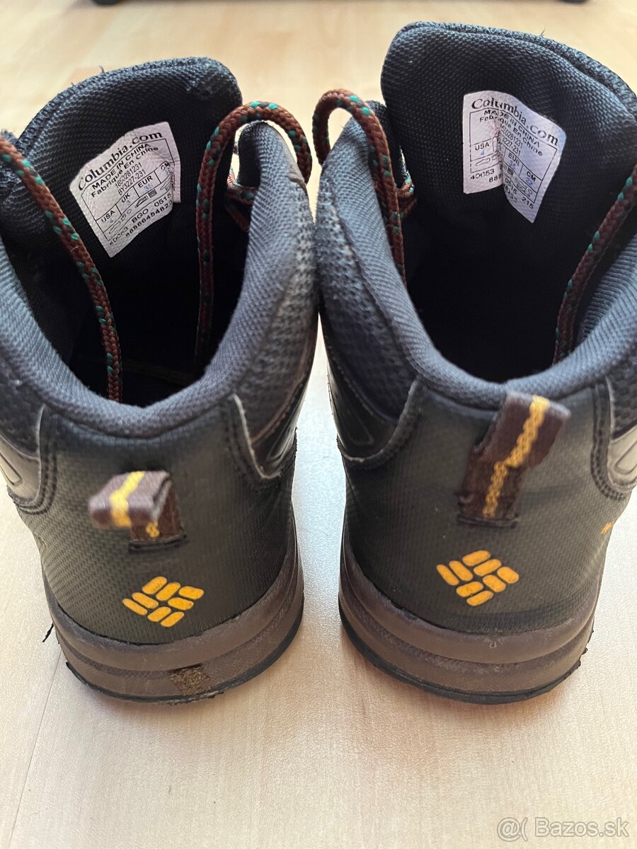 Turistické topánky celokožené Columbia 35 - 4