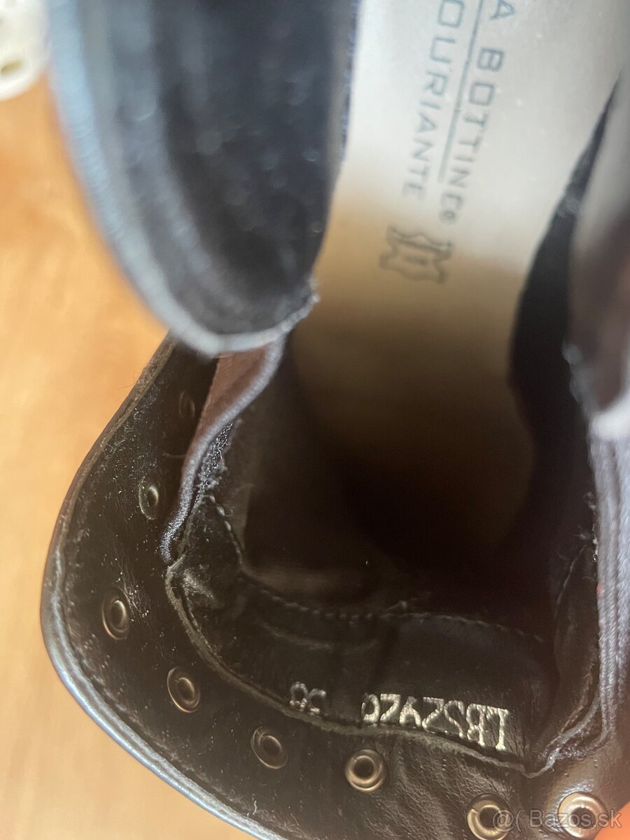 Kožené kotnikové topánky - 4