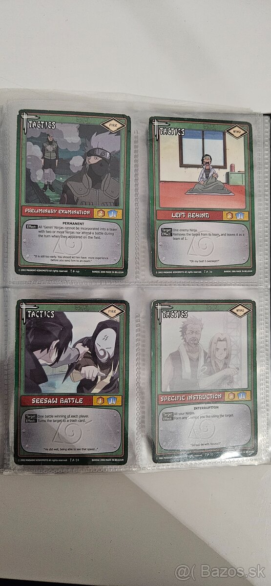 Naruto kartova zberatelska kolekcia 2006 - 4