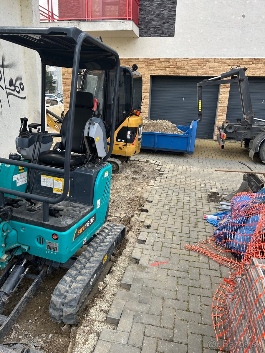 Výkopové a zemné práce minibagrom,autodoprava - 4