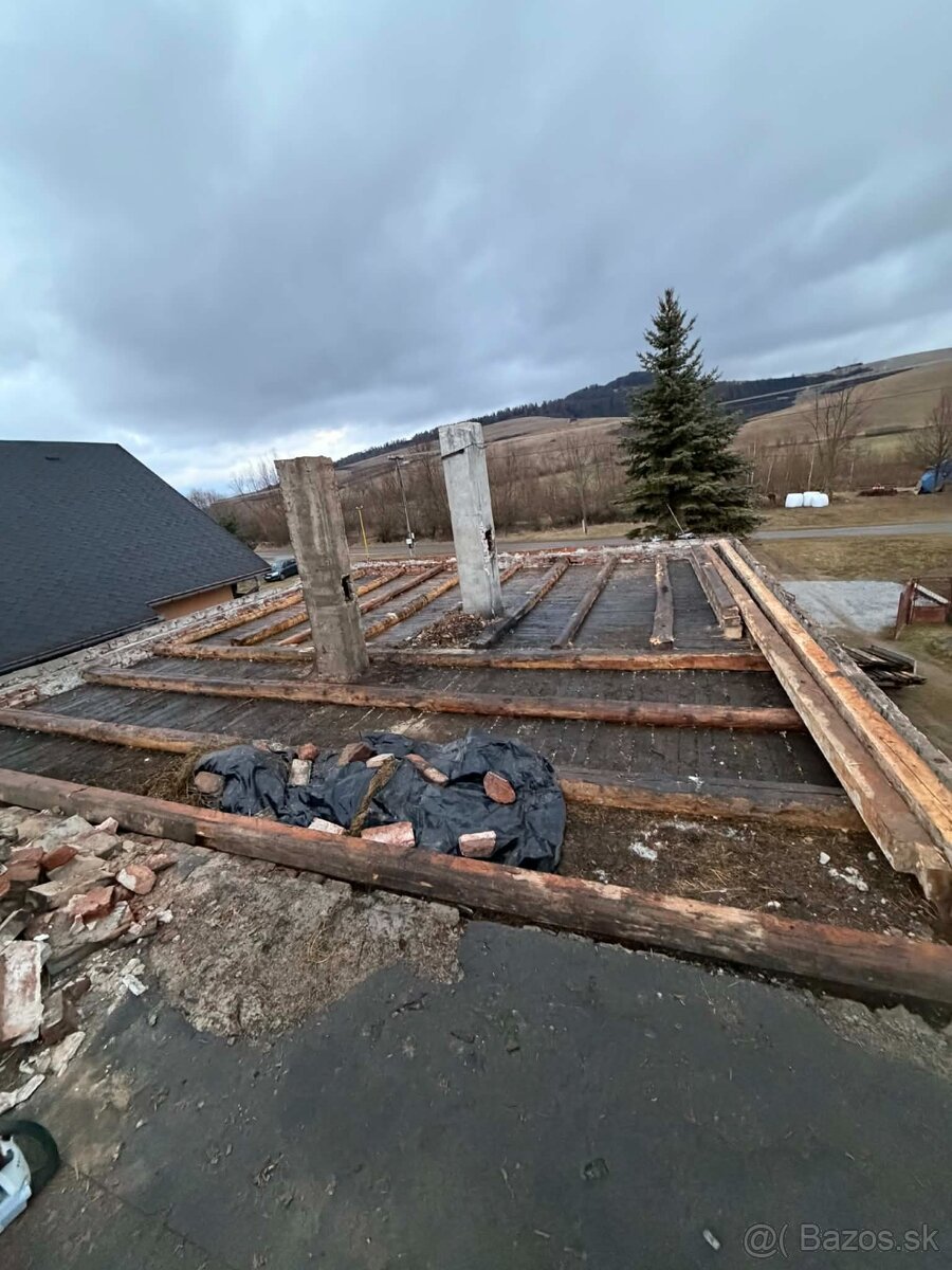 Drevo - starý krov - 4