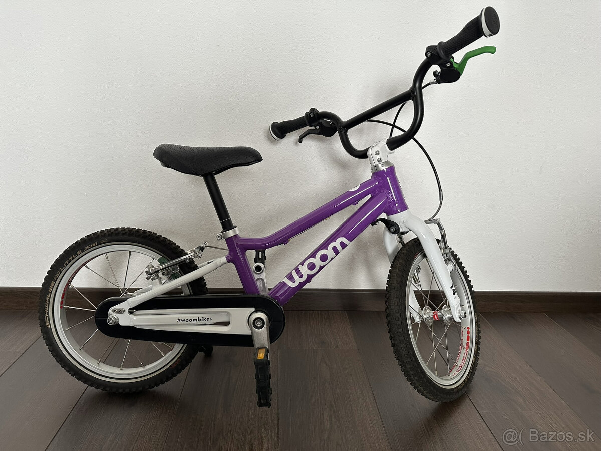 woom 2, 14 detský bicykel, purple - 4