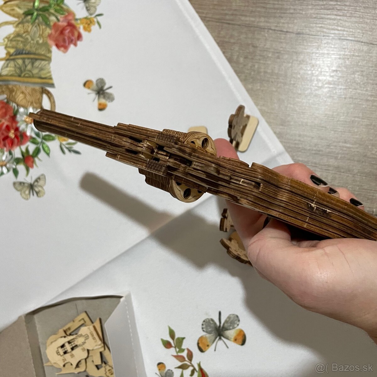 3D drevená pištolka s vojačikmi - 4