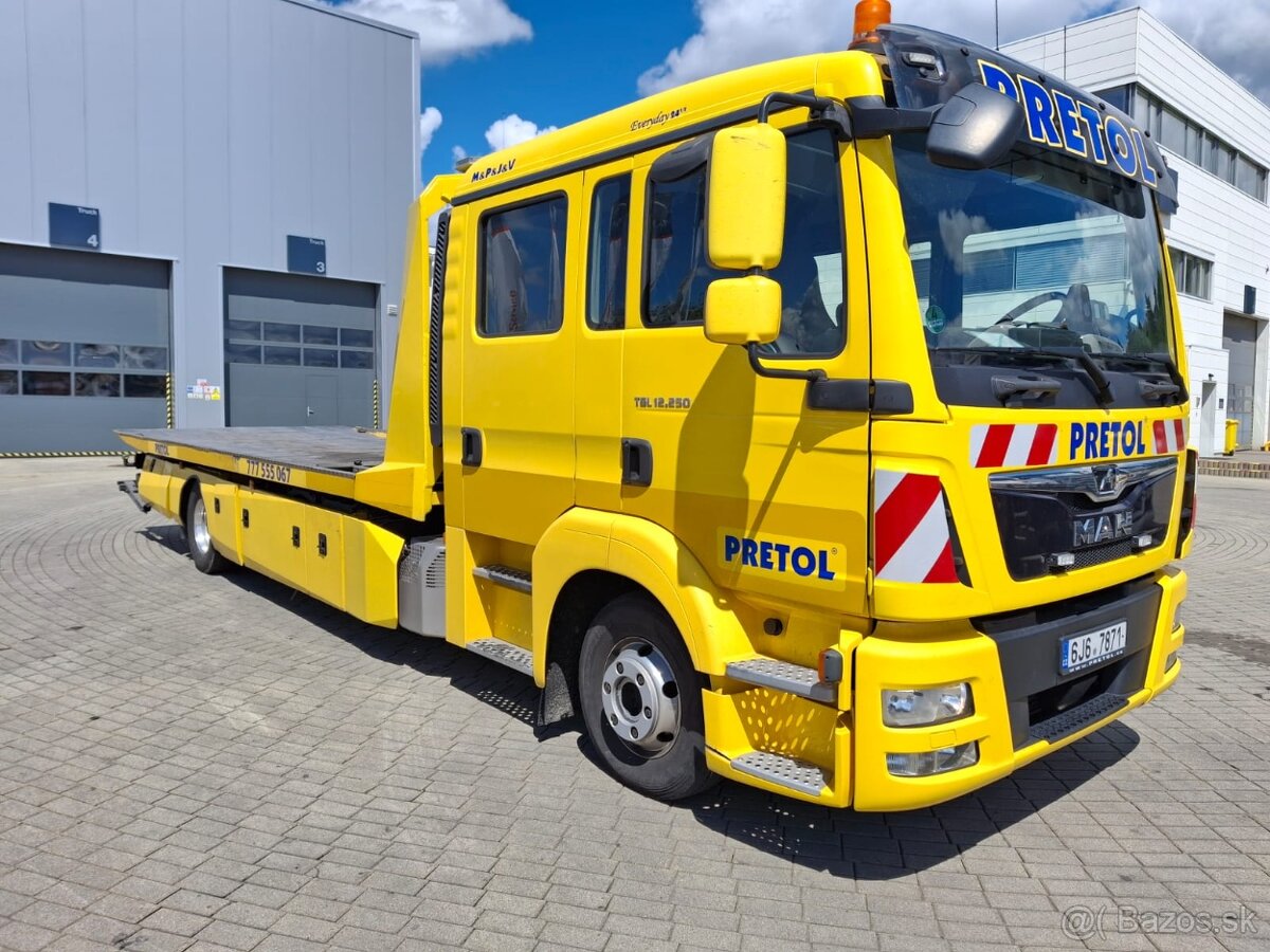 MAN TGL 12.250 odtahovka, doublekabina 2020 diesel