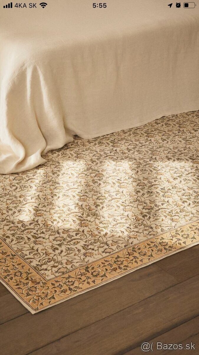 ZARA koberec vintage = NOVY 100% BAVLNA - 4