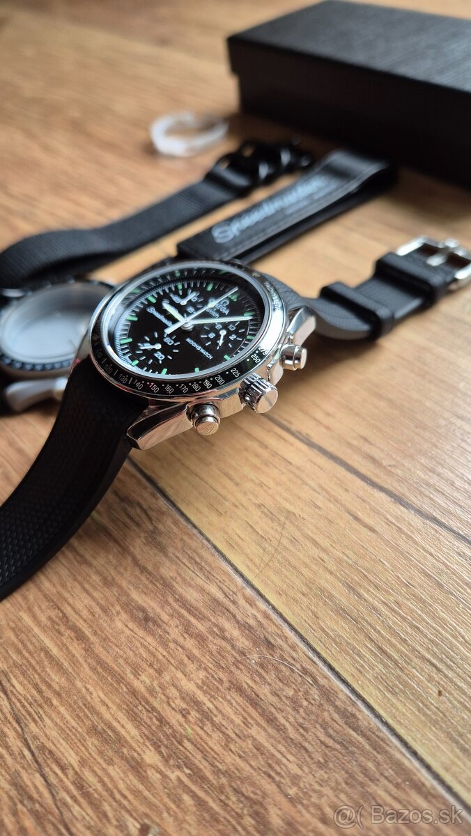 Omega Swatch - metal case mod - 4