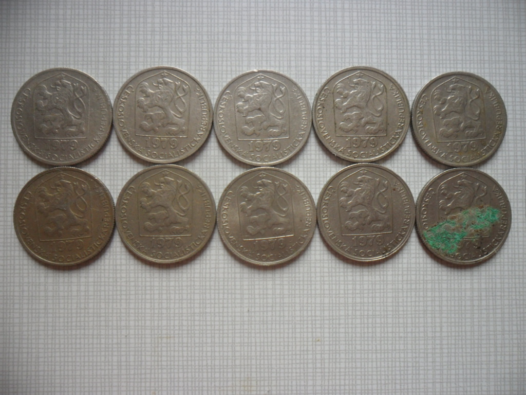 Mince ČSSR - 50 halierov - spolu 39 kusov - 4
