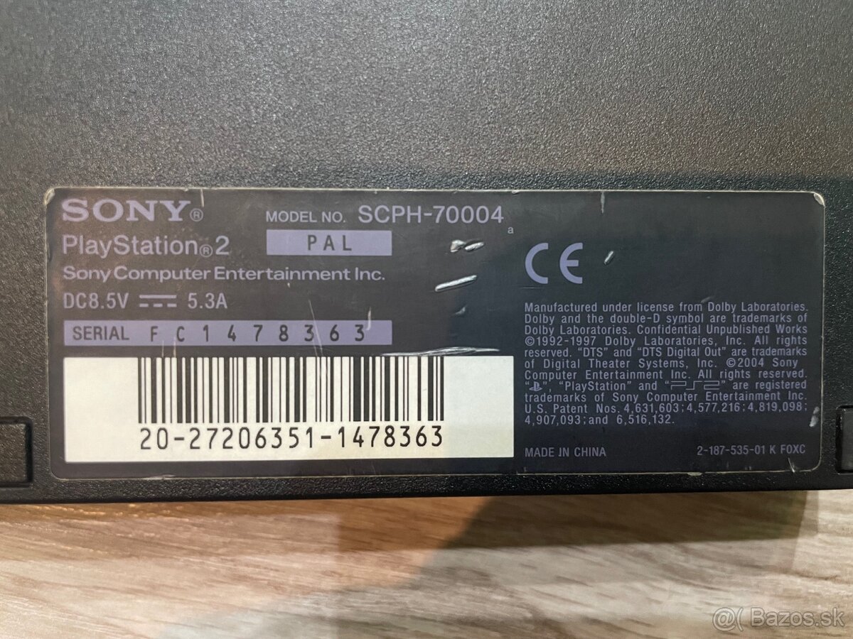 👉 PlayStation 2 Slim SCPH-70004 PAL + FreeMCBoot + SSD 256G - 4