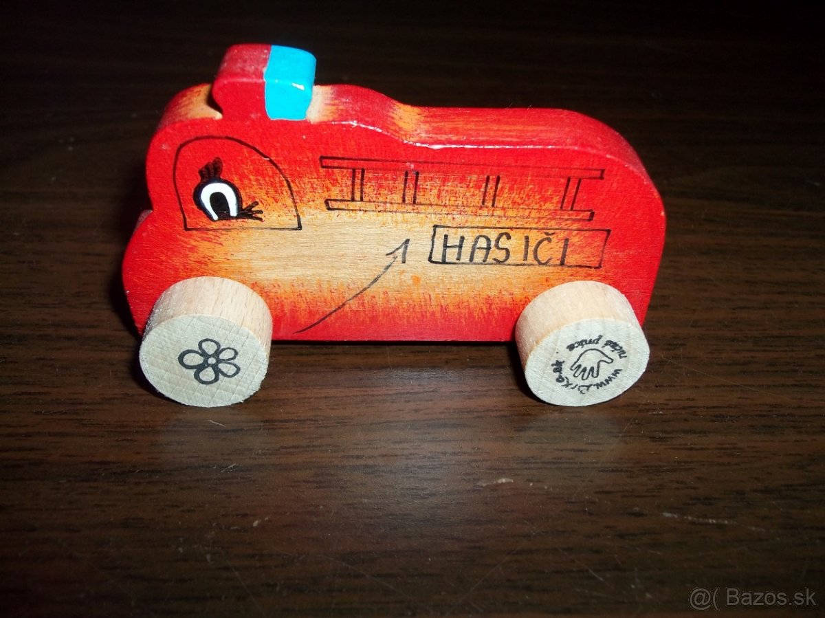 Autíčka rôzne - drevené - 4