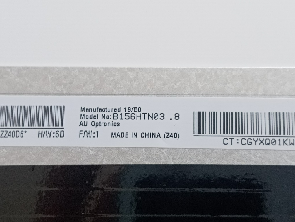 predám 15.6" LED SLIM displej 30pin eDP -- B156HTN03 - 4