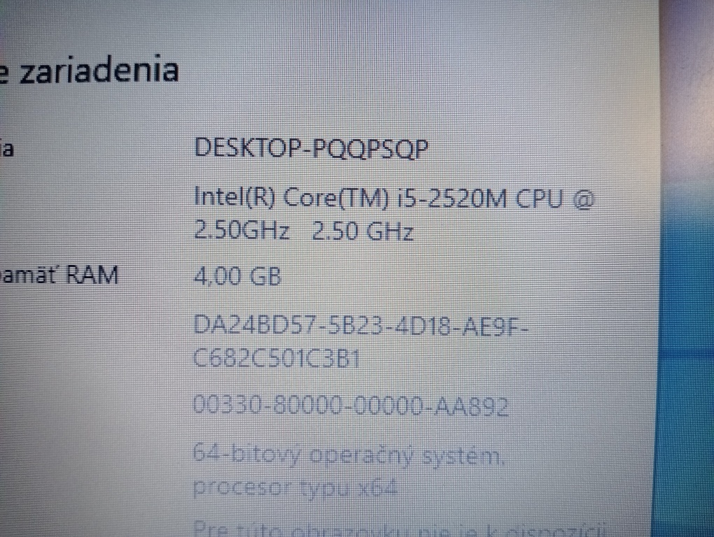 predám notebook HP PROBOOK 6460B , Windows 10. - 4
