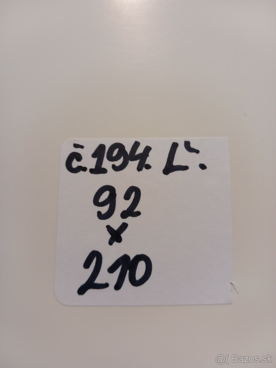 Plastové dvere č.194. 92x210cm L - 4