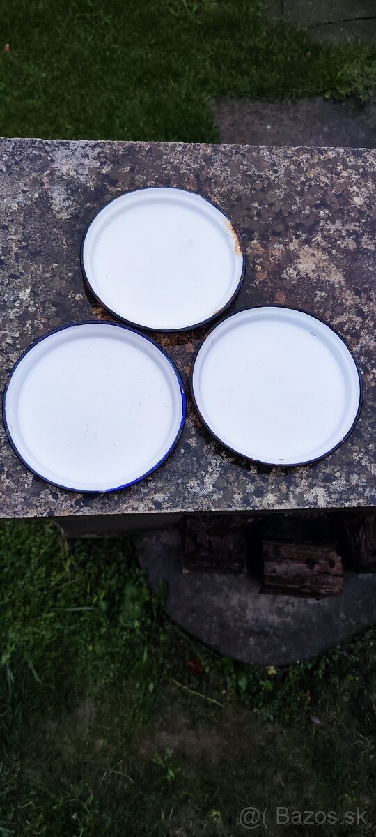 Smaltové kanvice, taniere - 4