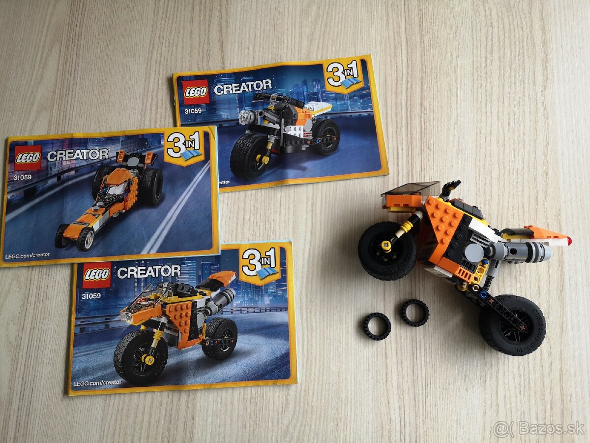Lego Creator 3v1 31059 Cestná motorka - 4