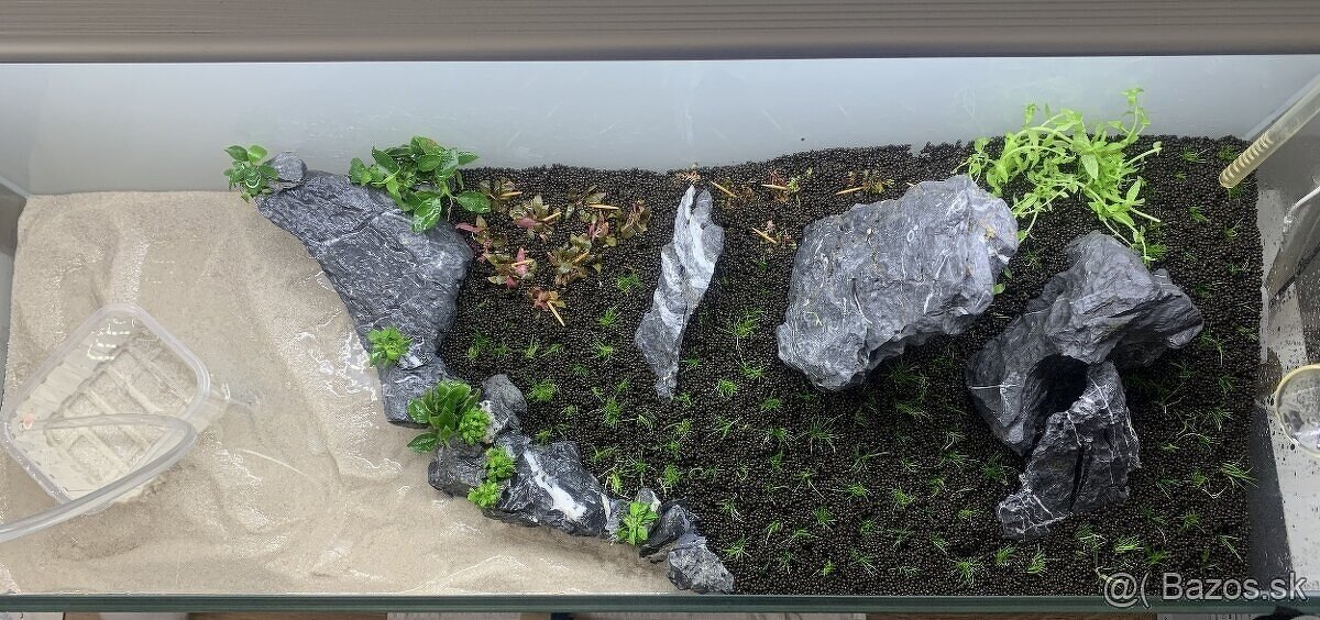 100€ - Akva 100x35x36cm, 1cm hrubé sklo - OPTIWHITE - 4