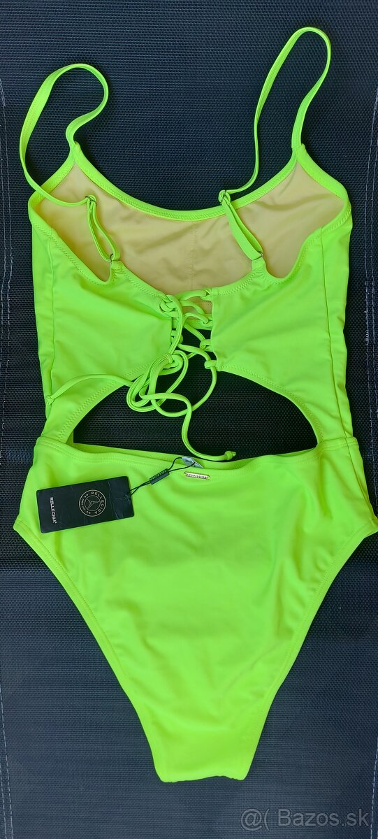 Neónovo zelené monokiny - 4