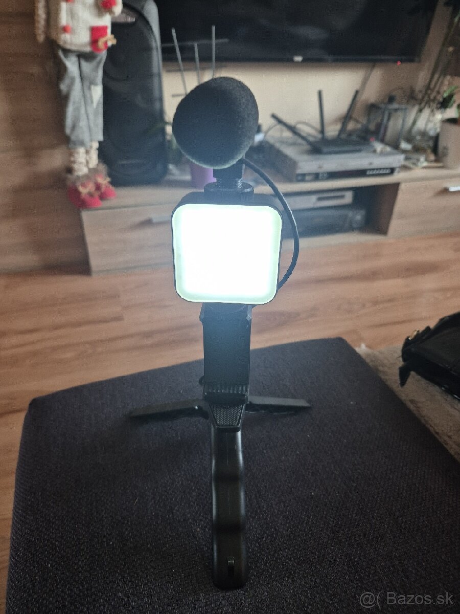 Set statív, mikrofón a svetlo - 4