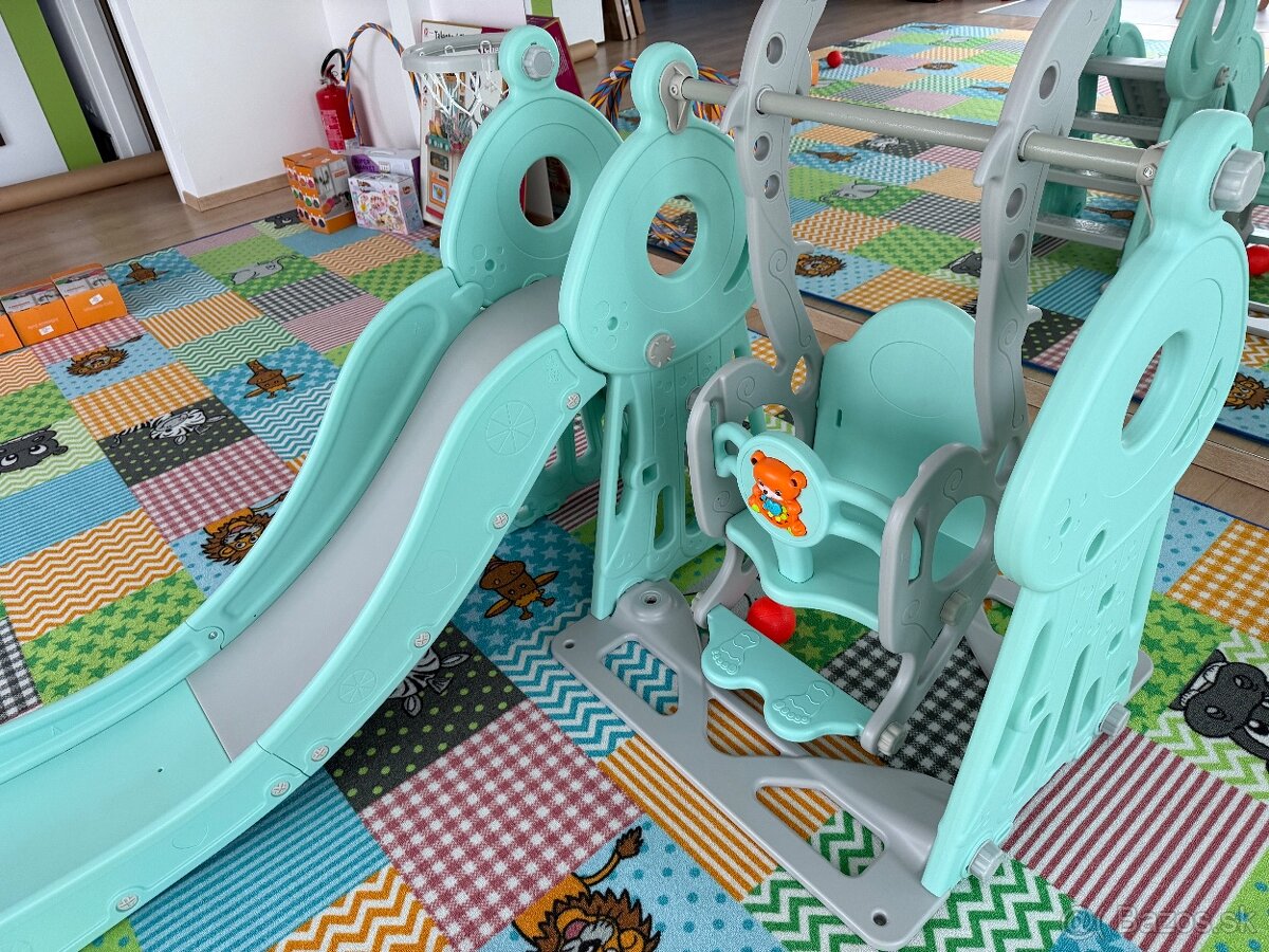 Detská šmykľavka s hojdačkou - 4