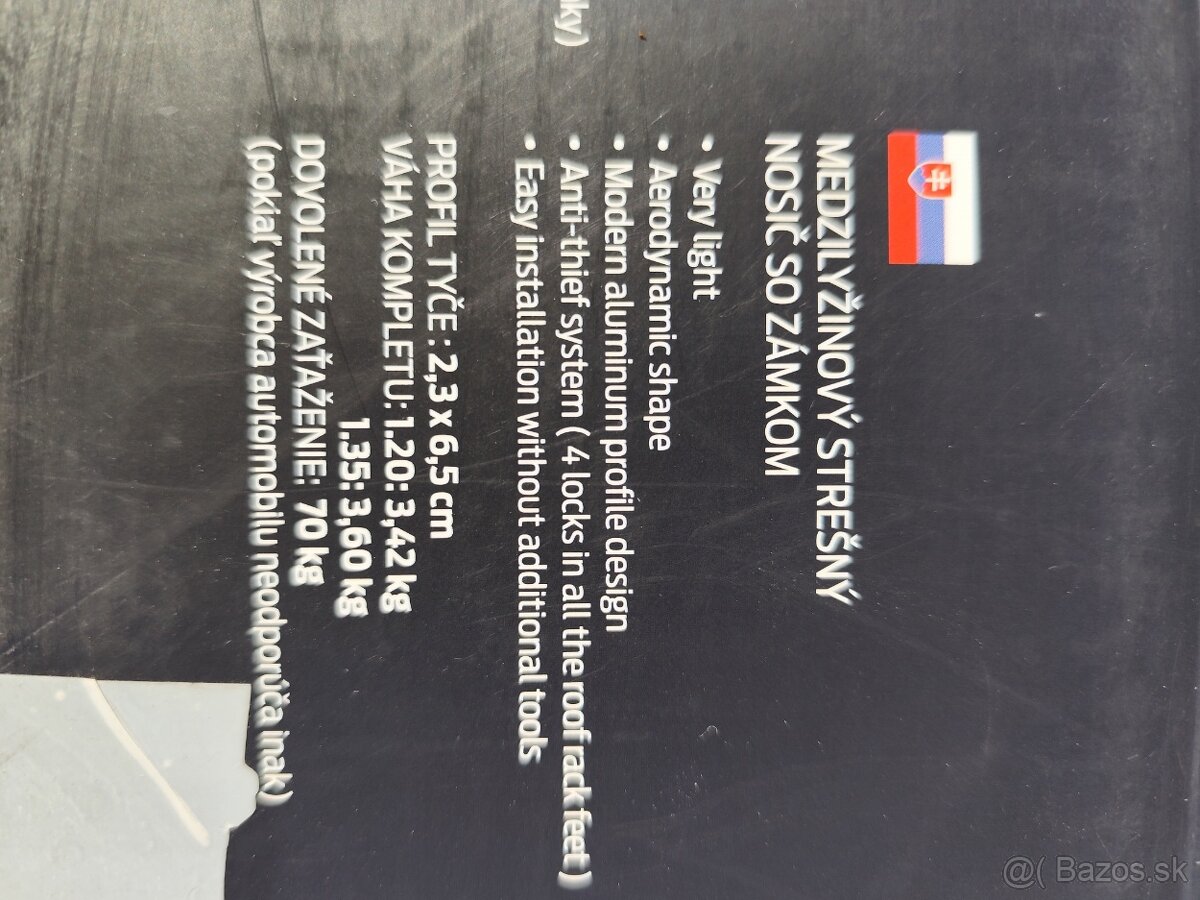 Strešný nosič so zámkom Aguri Runner II - 4