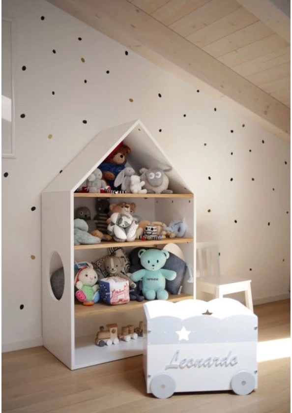 Detský regál Nomi - domček - 4