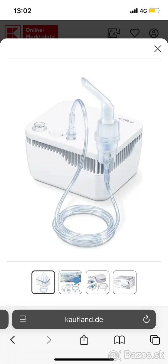 Inhalátor sanitas SIH 50 - 4