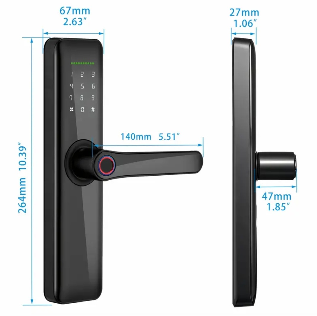 Inteligentný zámok - Smart kľučka - chytrá zámka s kľučkou - 4