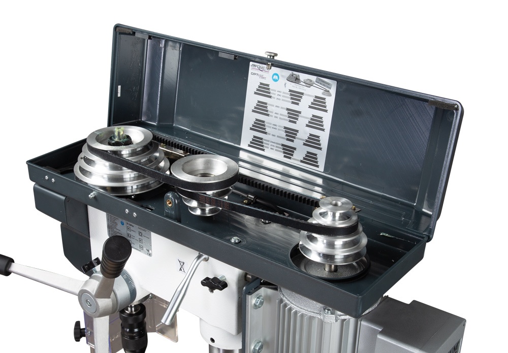 Masivní sloupová vrtačka s ukazatelem otáček - 4