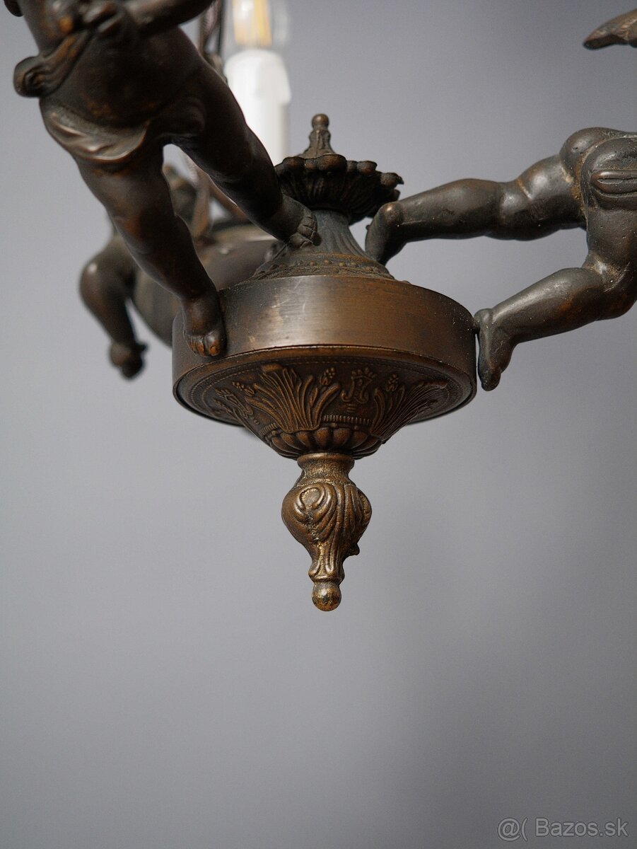 Barokový luster s Putii - 4