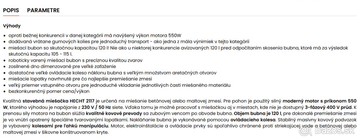 Miešačka Hecht - 4