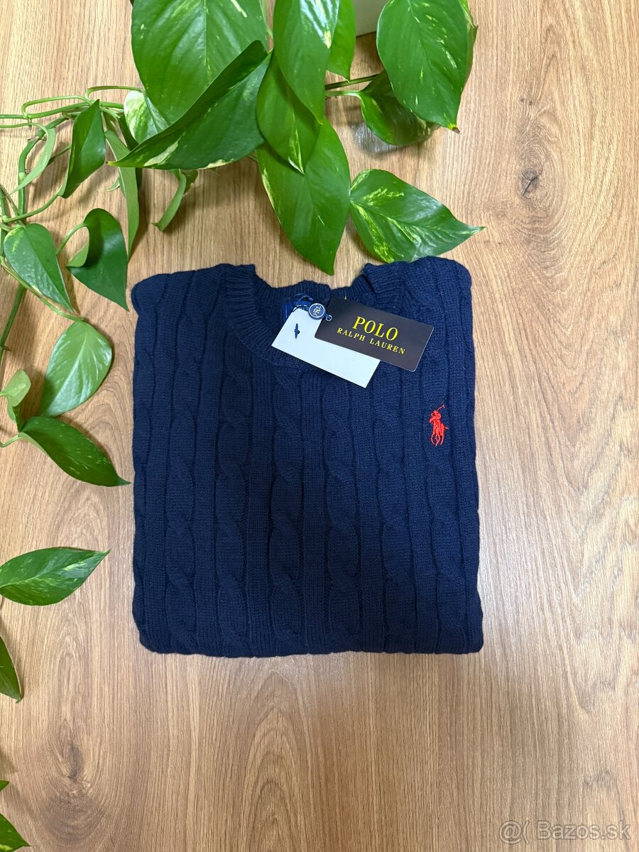 Modrý Polo Ralph Lauren Pulovér - 4