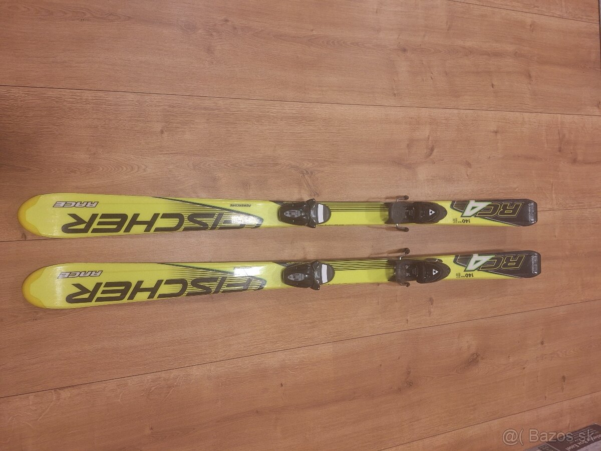 Predám lyže Fischer RC4 140cm - 4