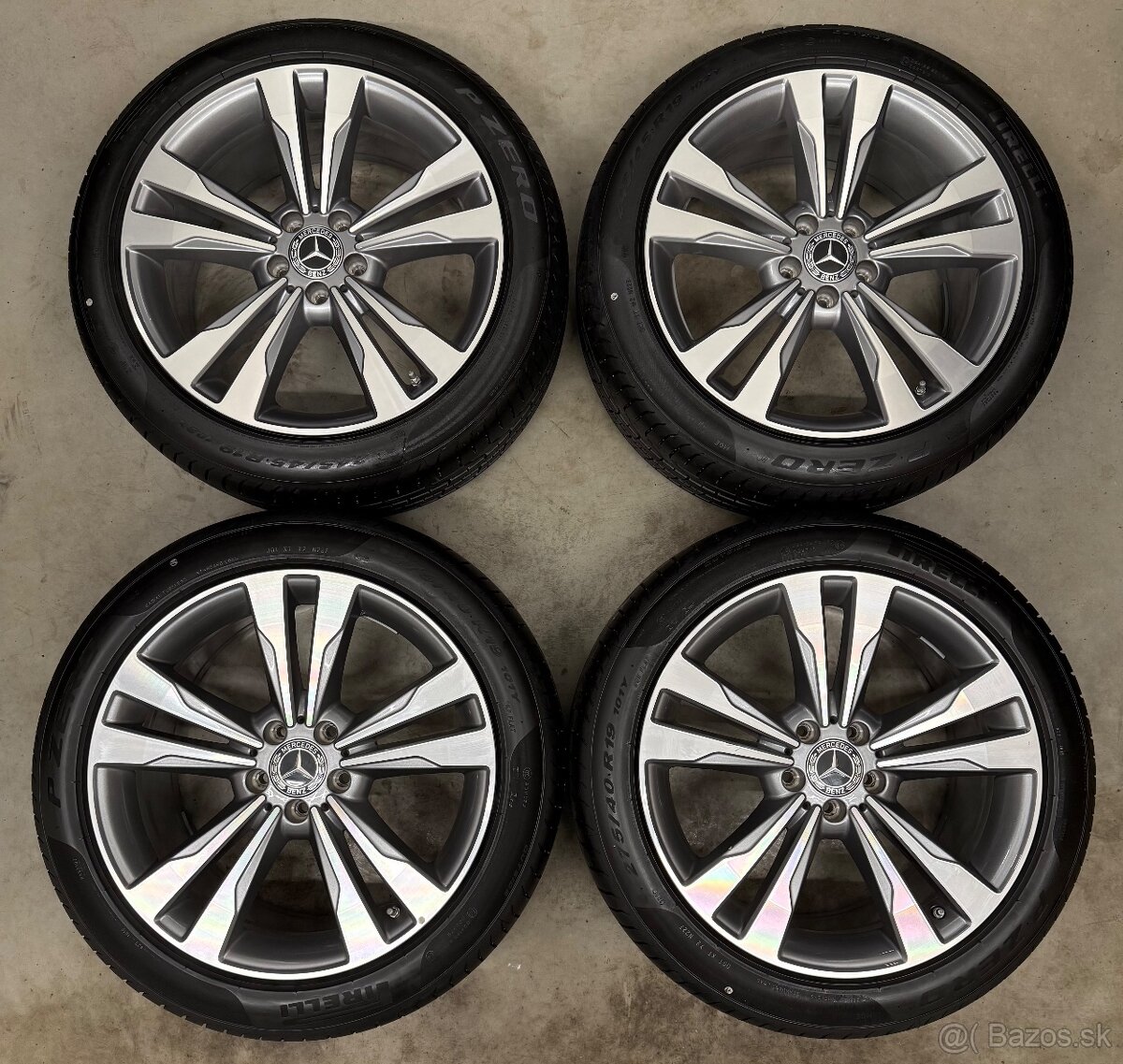 Nepoužitá letná sada 5x112 R19 Mercedes Benz S Class W222 - 4