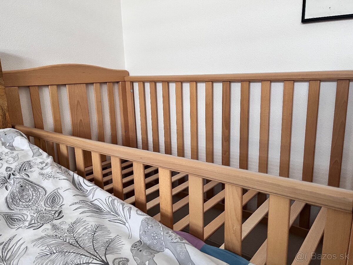 Detska drevena postielka nastavitelna - 4
