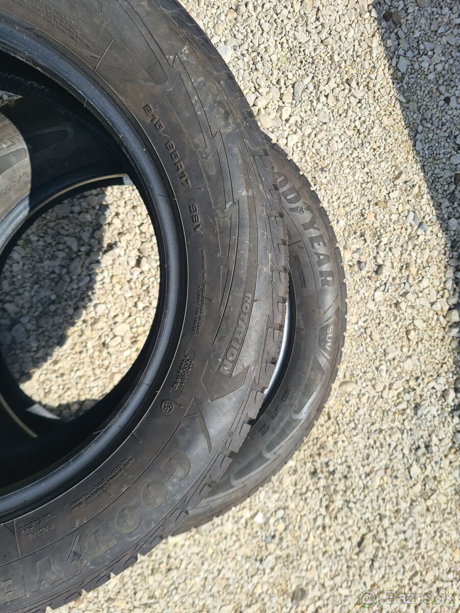 215/65 r17, 2 kusy, zimné pneumatiky - 4