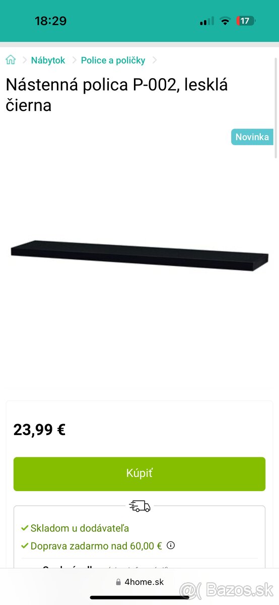 Nástenná police - 4