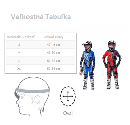 Detský Motocross Komplet Set Čitaj Popis - 4