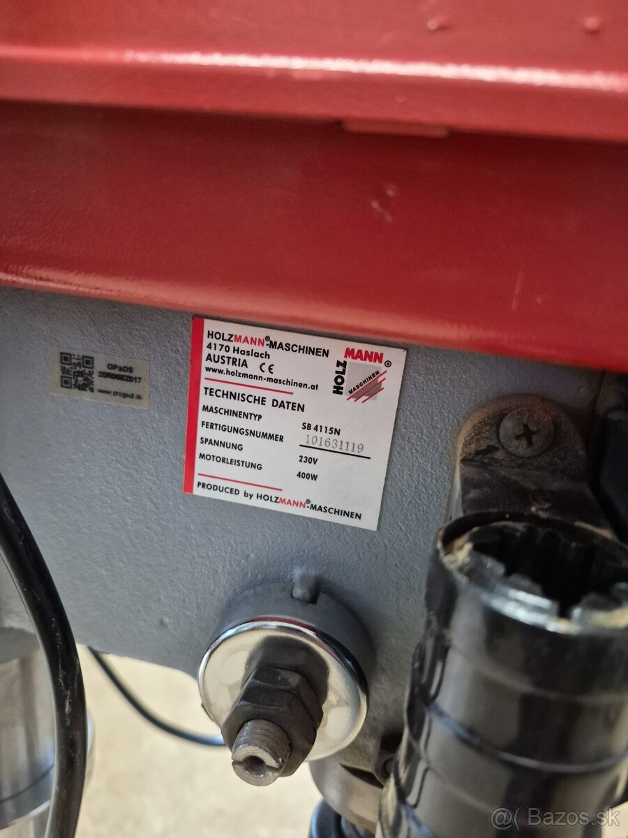 Stojanová vrtačka Holzmann - 4