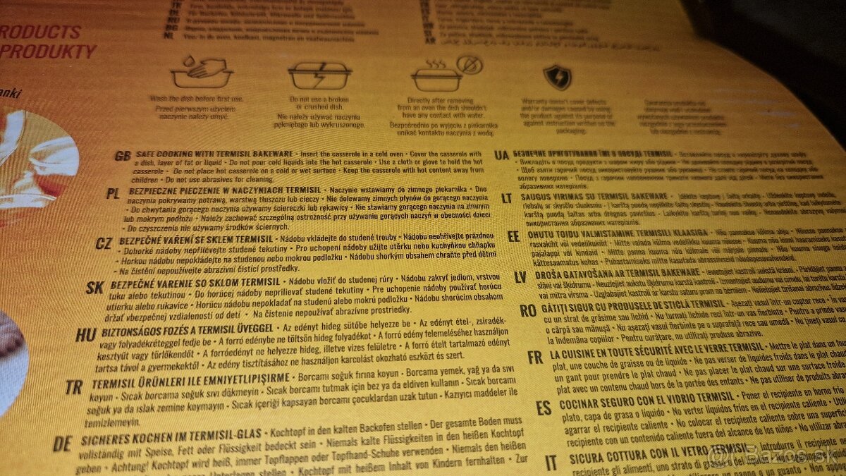 Sklenená misa na pečenie (jánske sklo) - 4