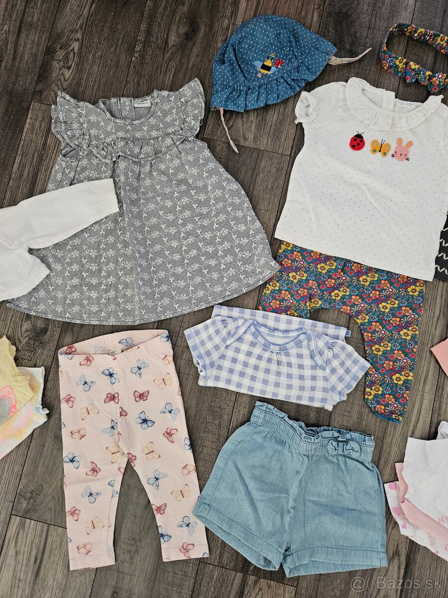Balík letného oblečenia pre dievčatko 74 - 4