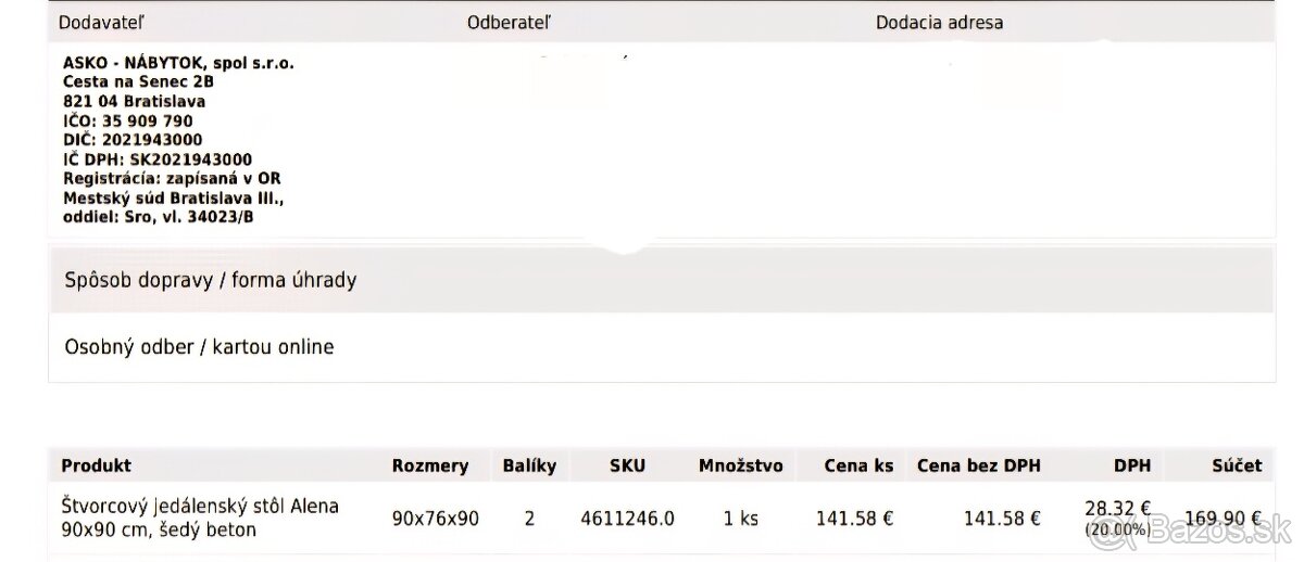 Kuchynský stôl - 4