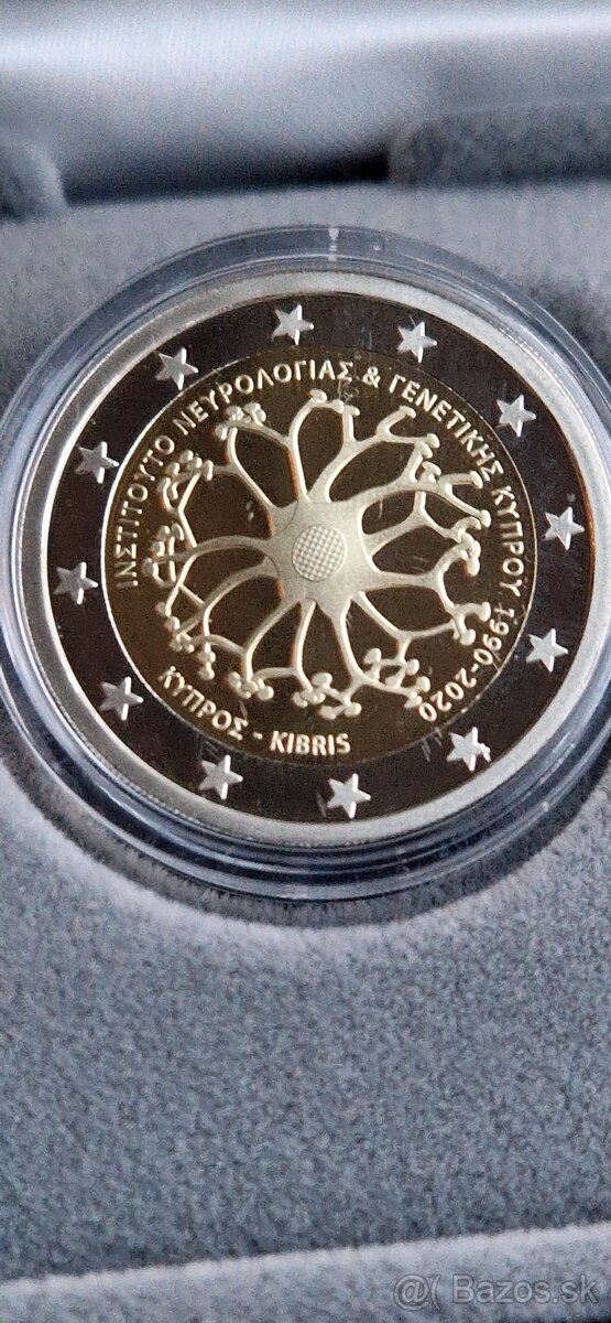 2eur.sk - pamätné 2€ euro Cyprus - Proof + BU - 4