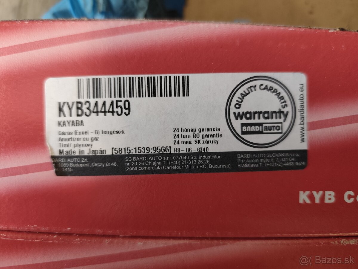 Zadné tlmiče KYB VAG - 4