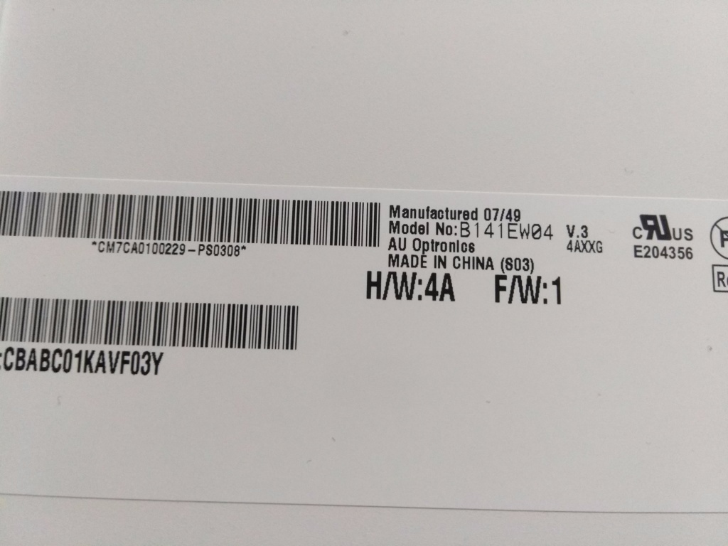 14,1" displej CCFL 30pin , z notebooku Hp 6910p - 4