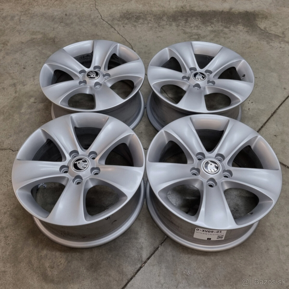 Hliníkové disky 5x112 R16 7J ET45 - 4